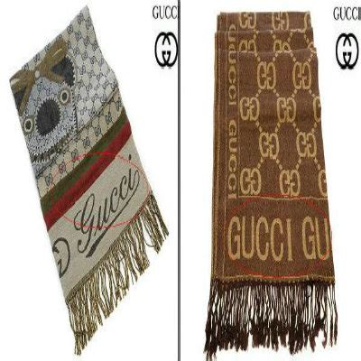 how to spot fake gucci scarves|Gucci monogram scarf.